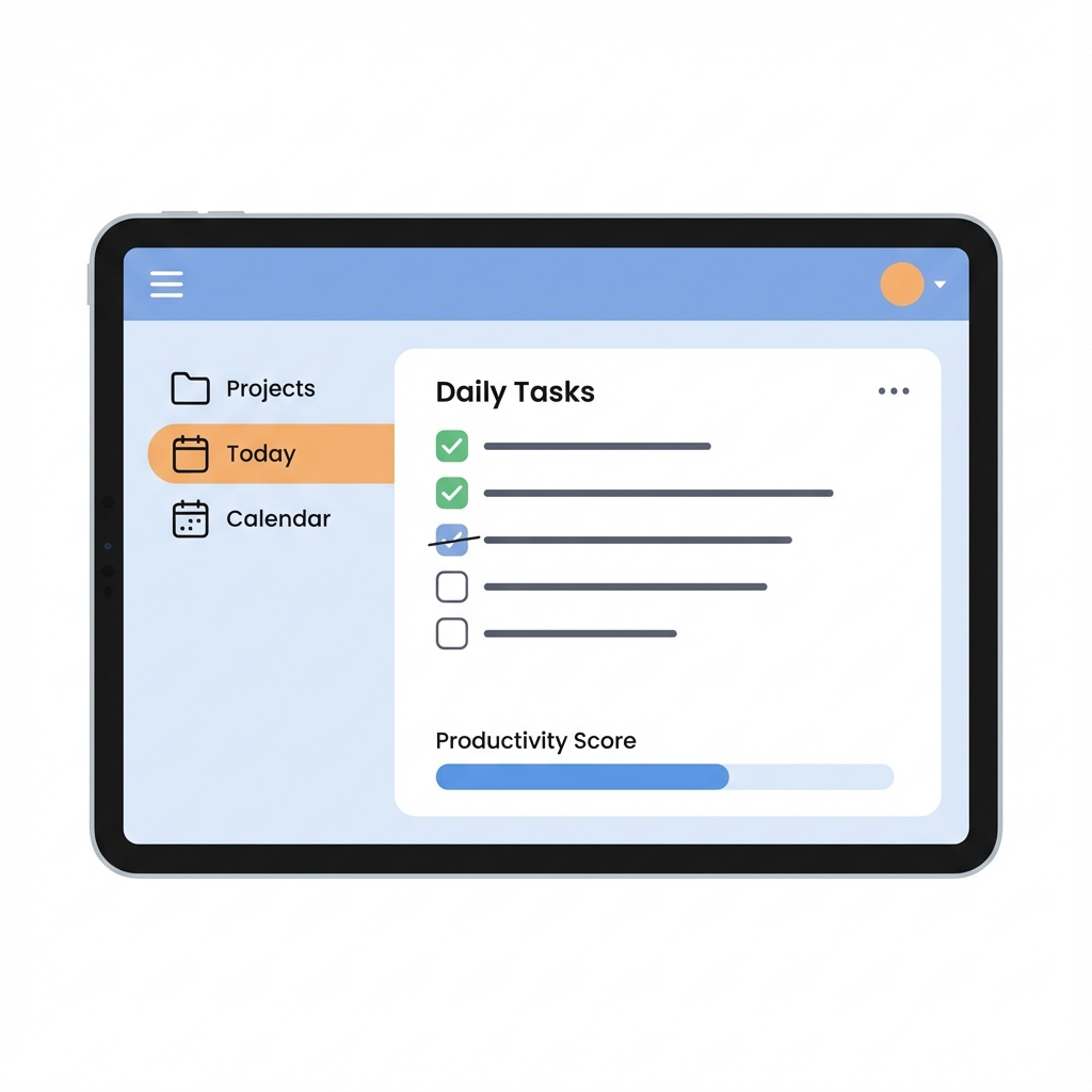 Task Management App Illustration